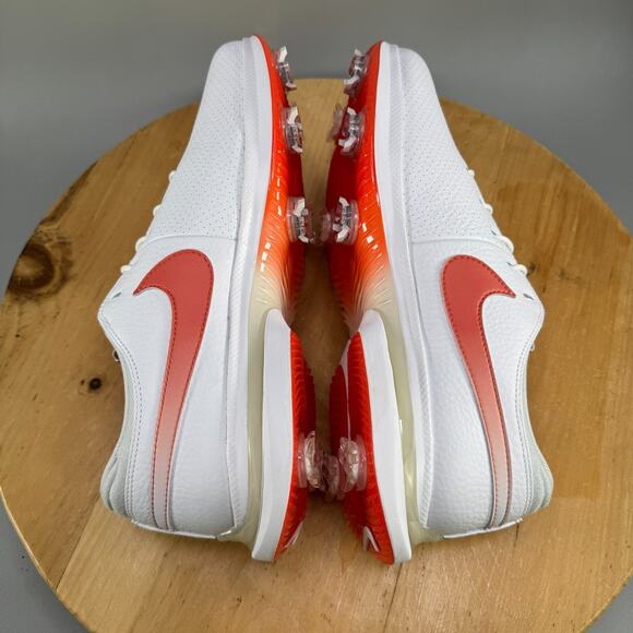 Nike Air Zoom Victory Tour 3 Golf Mens Size 12 White Orange Cleats FQ3273-102 - Picture 6 of 8